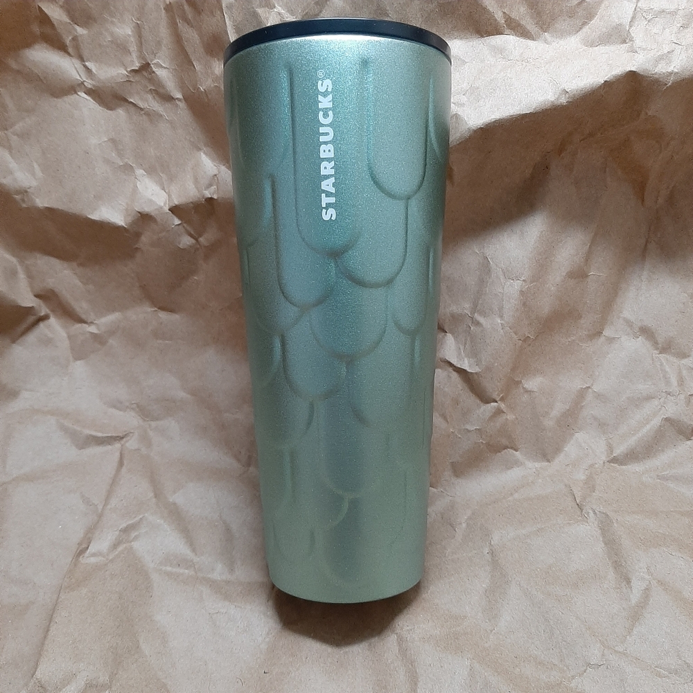 Starbucks Mermaid Siren Tail Cold Cup 24 OZ Tumbler